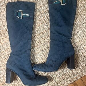 Gucci loved Black Heeled Knee-High Boots